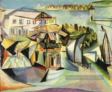 Café un Royan Le café 1940 cubisme Pablo Picasso Peinture à l'huile